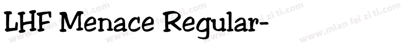 LHF Menace Regular字体转换